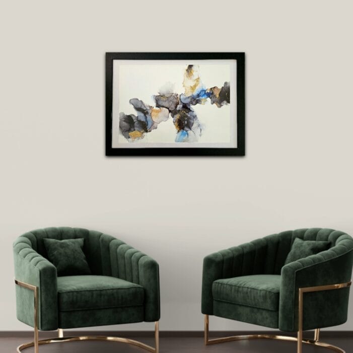 Abstractwallart | Curator | Alcohol Ink | Radiant Fusion