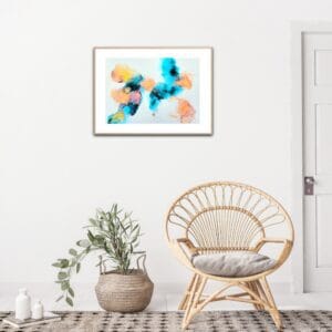 Abstractwallart | Curator | Alcohol Ink | Coastal Bliss | Curator | Alcohol Ink | Coral Reef