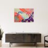 Abstract wall art made by melbourne abstract artist Meghan oare abstract art Gaia