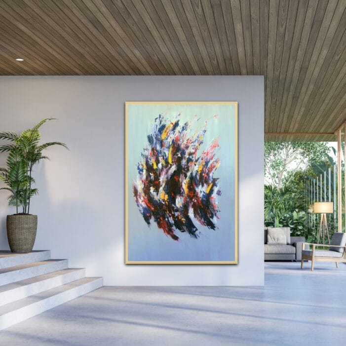 Abstractwallart | Curator | Mixed Media / Acrylic | Life in Full Motion