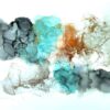 Abstractwallart | Prints | Alcohol ink | Peace within Storm