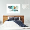 Abstractwallart | Prints | Alcohol ink | Peace within Storm