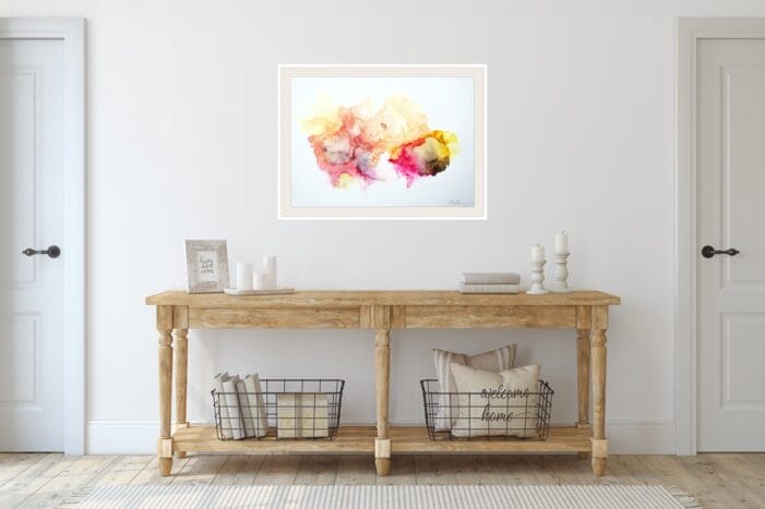 Abstractwallart | Prints | Alcohol ink | Sunburnt Country