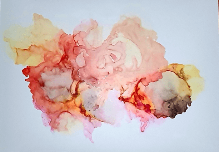 Abstractwallart | Prints | Alcohol ink | Sunburnt Country