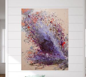 Abstractwallart | Curator | Flower and Wine wall art | Temperance