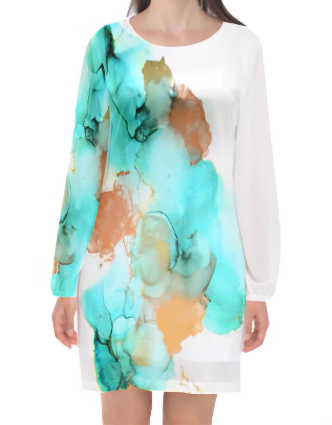 Aqua Reef Long Sleeve Dress